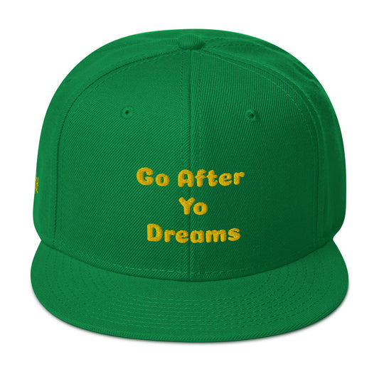 420 Green X Gold Snapback
