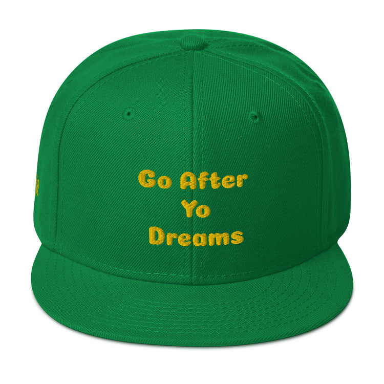 420 Green X Gold Snapback