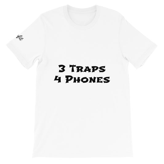 3 Traps 4 Phones White Tee